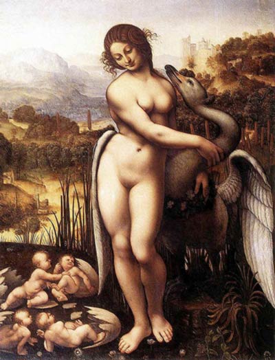 Leda y el Cisne - Leonardo DaVinci