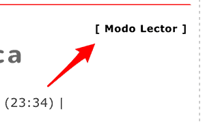 Reader Mode Example